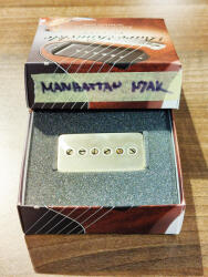 Bare Knuckle Pickups Bare Knuckle Manhattan HSP nyaki hangszedő Raw Nickel