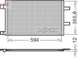 DENSO Condensator, climatizare DENSO DCN23043 (DCN23043) - fixbox