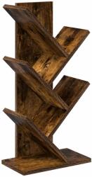 vidaXL Raft pentru carti în forma de copac cu 4 niveluri GartenMobel Dekor (8012368) Biblioteca