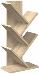 vidaXL Raft pentru carti în forma de copac, 4 niveluri 30 x 18 x 60 cm GartenMobel Dekor (8012366) Biblioteca