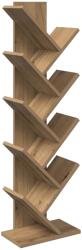 vidaXL Raft pentru carti cu 6 etaje 30 x 18 x 100 cm Lemn prelucrat GartenMobel Dekor (8012379) Biblioteca