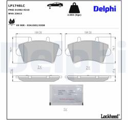 DELPHI Set placute frana DELPHI LP1746LC (LP1746LC)