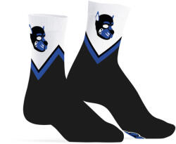 Kinky Puppy Socks Blue Puppy zokni fekete-kék kapucnis manccsal egy méret 39-45