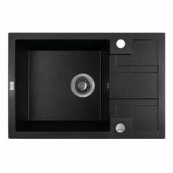 Laveo Barbados mini gránit mosogató, fekete SBB 713T (SBB 713T) - konyhanet