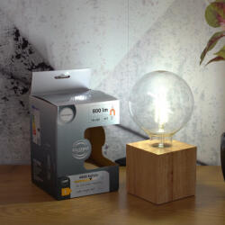 GLOBO Sursă de lumină LED E27, 7 W, 800 lm, alb rece, sticlă transparentă (11527DC)