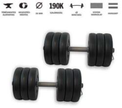 GazoFitness Kézi Súlyzó 2×33 Kg (66Kg)