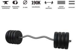 GazoFitness Francia Rudas Súlyzó 43Kg