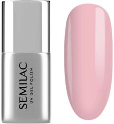 Semilac UV Gel Base Fiber Base baza gel pentru unghii culoare Pink Milk 7 ml