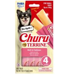 Inaba Foods Churu Terrine Small Dog Recompense cu Somon 15 Gr x 4 Buc - megapet