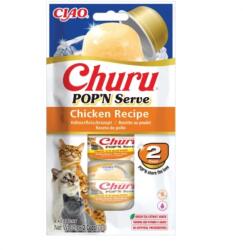 Inaba Foods Ciao Churu Cat Pop'n Serve Reteta cu Pui, 2 x 35 g