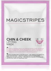 Magicstripes Chin & Cheek Lifting Mask erősítő hidrogélmaszk a nyakra és az arcra