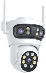 Immax 07823L - Cameră de exterior inteligentă cu senzori 2MP+2MP+2MP, alimentare 5V și conectivitate Wi-Fi (IM1497)