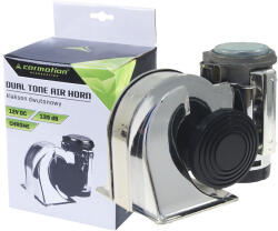 Autolife Kürt (duda) 12V kompresszorral extra hangos Króm (58138) - olaj