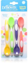 Dr. Brown's Designed to Nourish Soft-Tip Spoons kiskanál gyermekeknek 4 m+ 4 db