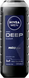 Nivea MEN Deep Clean 3 az 1-ben tusfürdő testre, arcra, hajra 500 ml