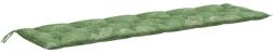 vidaXL levélmintás szövet kerti padpárna 200 x 50 x 7 cm 361656 (361656VidaXL)