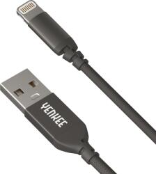 YENKEE YCU 612 USB / USB Lightning (2m) (black) (30016081) (30016081)