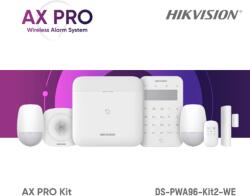 Hikvision Kit de alarma wireless AX PRO Middle Level DS-PWA96-Kit2-WE contine (DS-PWA96-KIT2-WE)