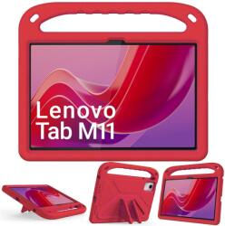  FunColor tok Lenovo Tab M11 TB330FU 10.95 tablethez, piros, beépített állvánnyal (tzpoland_5905101596726)
