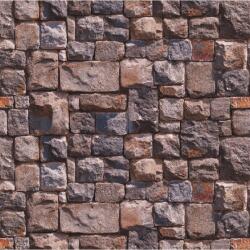 Blueback MAT Fotótapéta négyzet barna és szürke kőfal 300 x 200 cm (BBIMG3665)
