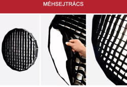  MIKROSAT méhsejtrács (for 12click nyitható BeautyBox Softbox) (JINBEI) (85cm) (1_07_041227)