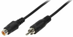  Logilink RCA/M - RCA/M 5 m Audiokábel Fekete (CA1032)