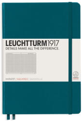 Leuchtturm Caiet a5 aritmetica coperta rigida verde pacific Leuchtturm (LT359693)