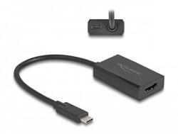Delock Adapter HDMI anya - USB Type-C apa (DP Alt Mode) 4K, PD 100 W-tal