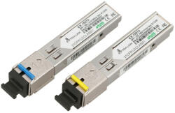  Extralink SFP 1.25G | SFP WDM Module | 1, 25Gbps, 1310/1550nm, single mode, 3km, SC, DOM, pair, dedicated for HP/Aruba