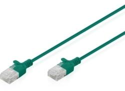 ASSMANN Patch Cord Digitus by Assmann DK-1618-003S-G, U/UTP, Cat. 6, 0.3 m, Green (DK-1618-003S-G)