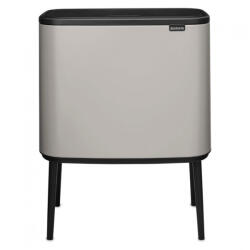 Brabantia Cos de gunoi Brabantia Bo Touch 1010451, 36 L, Deschidere lina si silentioasa, Deschidere larga, Gri deschis (1010451) Cos de gunoi