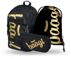 Baagl SADA 3 Core Mettalic Bronze: rucsac, geantă de spălat, buzunar (A-31692)