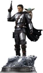 Iron Studios Statuetă Iron Studios Star Wars: The Mandalorian - The Mandalorian & Grogu, 25 cm (IS33665) Figurina