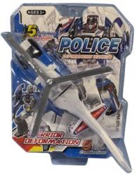 RAYA TOYS Robot transformabil 5 în 1 Raya Toys - Elicopter de poliție (510124022) Figurina