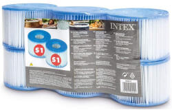 Intex PureSPA jacuzzi S1 cartuș de filtrare din hârtie 6 buc/pachet (29011) (29011)