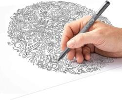 STAEDTLER Pigmentliner Penna Fineliner Nero 0.7 mm - astuccio da 10, 10 Pezzi, black - 308