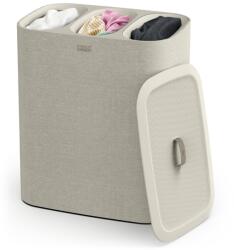 Joseph Joseph Tota - Trio 90 liter laundry basket with lid, 3 removable laundry bags with handles, ecru beige - 50021 (B0BS1CX1LR)