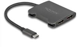 Delock 87778 HDMI Splitter (1 PC - 2 Kijelző) (87778)