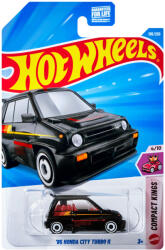 Mattel Hot Wheels: '85 Honda City Turbo II fekete kisautó 1/64 - Mattel (5785/JJJ66)