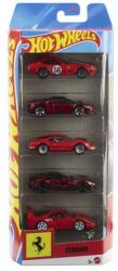 Mattel Hot Wheels Ferrari 5 db-os kisautó szett 1/64 - Mattel (1806/JKG16)