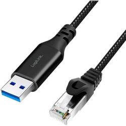 LogiLink CU0407 hálózati kábel Fekete 15 M Cat6 S/FTP (S-STP) (CU0407) - pepita
