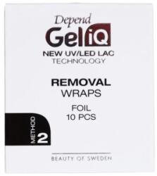 Depend Folii pentru Indepartare Oja Gel Depend IQ, 10 Bucati (COR-COR1022022MF)