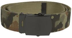Mil-Tec Curea Mil-Tec Cotton Black Buckle - Flecktarn