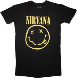 Nirvana Yellow Happy Face Dress Black L Дамски Риза (<![CDATA[NIRVDRS04LB05]]>)