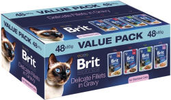Brit Brit Premium by Nature Value Pack sterilizált macskáknak 48 x 85 g (finom filék mártásban)