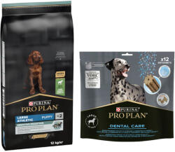 PRO PLAN 12kg PURINA PRO PLAN Large Athletic Puppy Sensitive száraz kutyatáp+426g snack ingyen