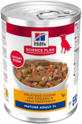 Hill's Science Plan 24x363g Hill's Science Plan Mature Adult ragu csirke & zöldség nedves kutytaáp