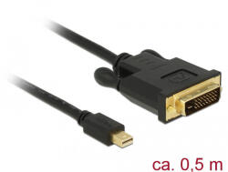 Delock mini Displayport 1.1 dugó & gt; DVI 24+1 dugó 0, 5 m kábel (83987)