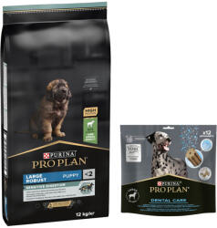 PRO PLAN 12kg PURINA PRO PLAN Large Robust Puppy száraz kutyatáp+426g snack ingyen