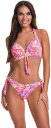  Paloma kiszélesített push-up háromszög bikini, pink jungle 405 XL